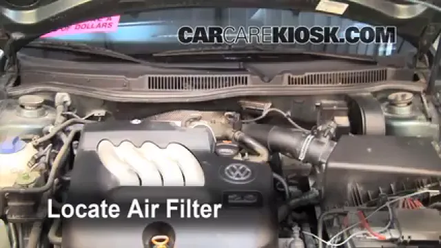 2004 Volkswagen Jetta GL 2.0L 4 Cyl. Sedan Air Filter (Cabin) Replace